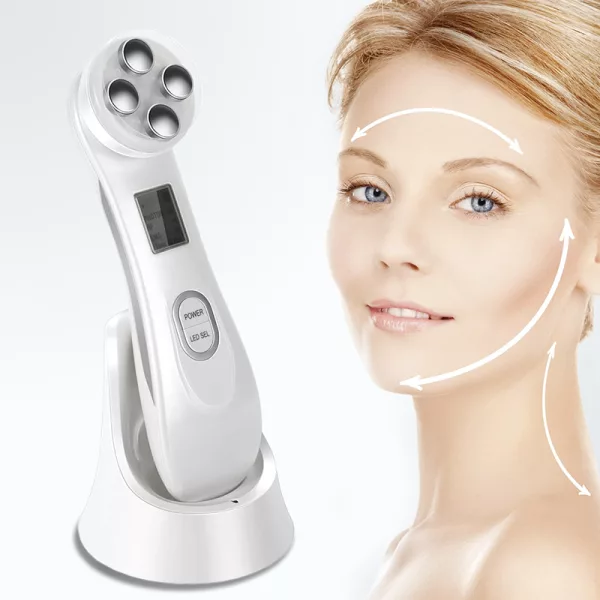 face massager, face lifting device, face lifting machine, skin tightening device, microcurrent facial massager, led light massager